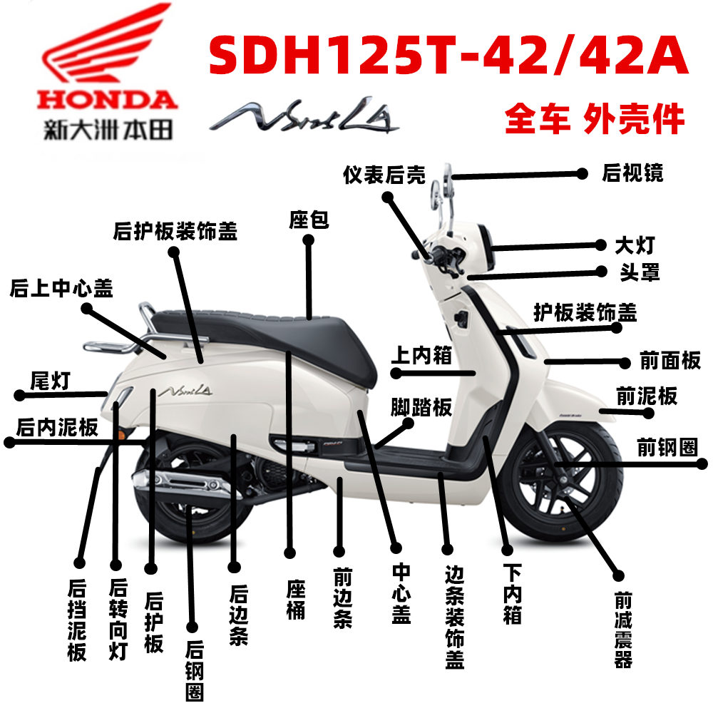 正品+本田+原装外壳配件