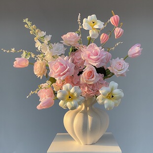 【初心漫度】手感保湿原创花艺设计成品套装家居装饰品餐桌花