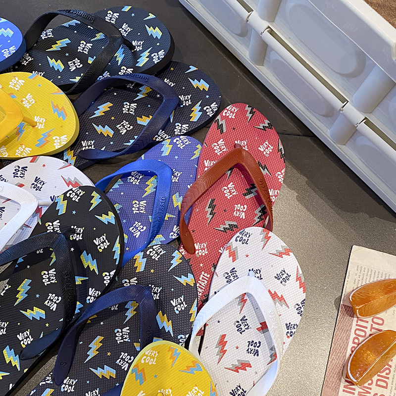 人字拖耐磨男士社会图腾潮流学生