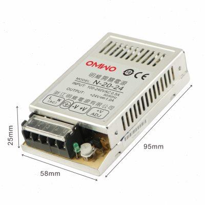 N-20-5V4.0A 12V2.0A 24V1.0A单组输出明维工控直流变压开关电源