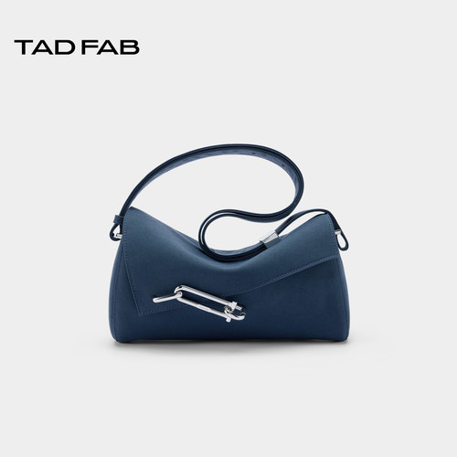 tadfab锁扣帆布软盒腋下包