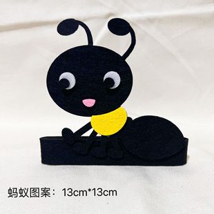 幼儿园可爱小朋友蚂蚁小兔子手工头饰头箍趣味课堂六一老师推荐