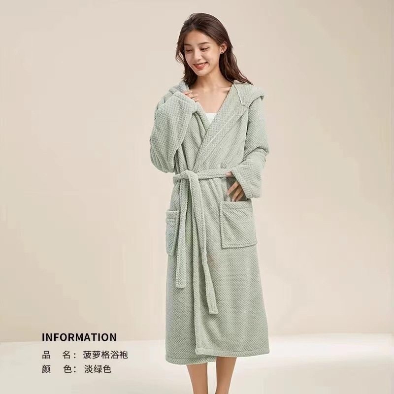 浴袍女款吸水通用新款浴衣男款睡衣加长洗澡四季中保暖款睡裙女冬,女士内衣/男士内衣/家居服,睡袍/浴袍,淘宝优惠券,粉丝福利购,淘宝优惠卷