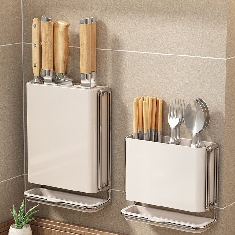 高端一体款厨房刀架专用放置大全置物架菜板收纳盒收纳架壁挂盘套,厨房/烹饪用具,刀架,淘宝优惠券,粉丝福利购,淘宝优惠卷