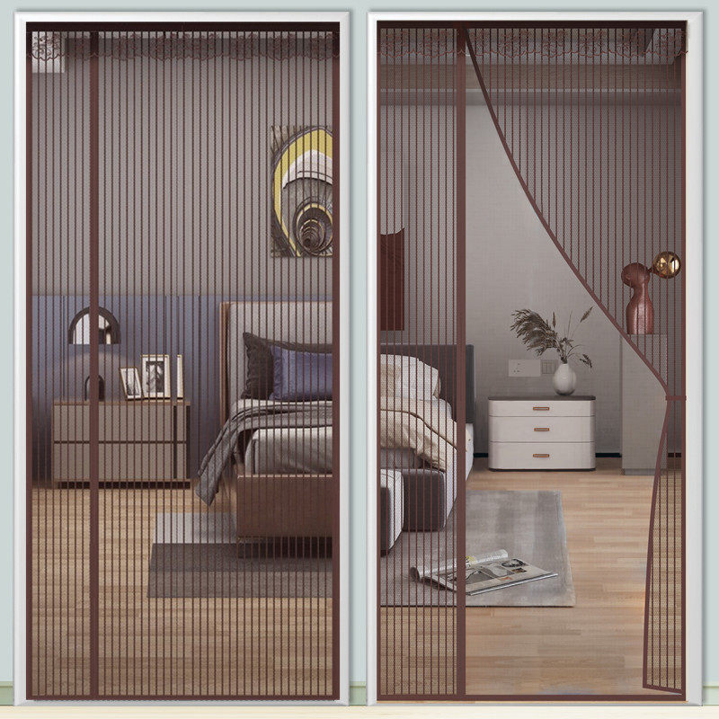 防蚊门帘全磁条金刚网纱门魔术贴夏季蚊帐纱窗家用自吸磁性免打孔,居家布艺,门帘,淘宝优惠券,粉丝福利购,淘宝优惠卷