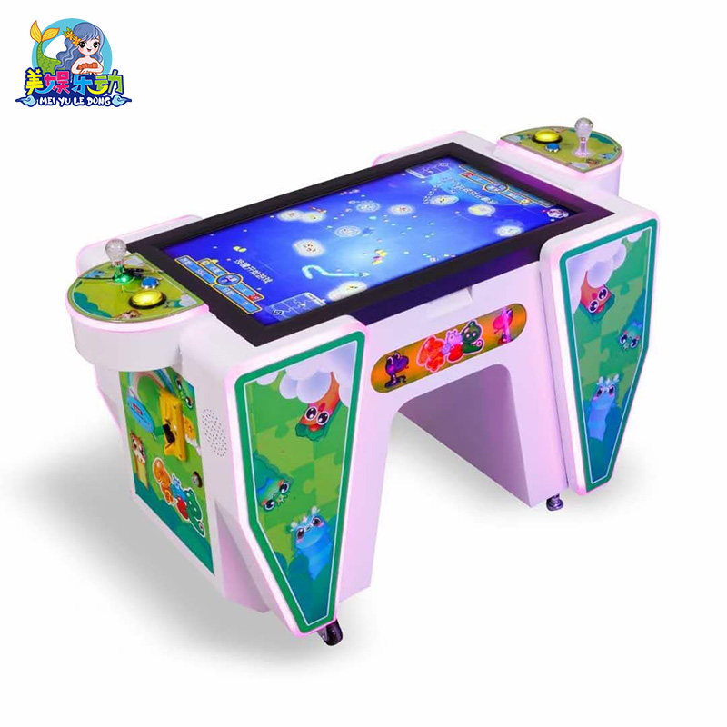 双人儿童电玩城游戏机坦克大战吃豆人机器人游戏机亲子游艺机厂家