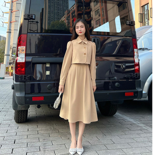 送马甲 140 连衣裙xxs 2022秋小清新显高显瘦衬衫 160小个子女装