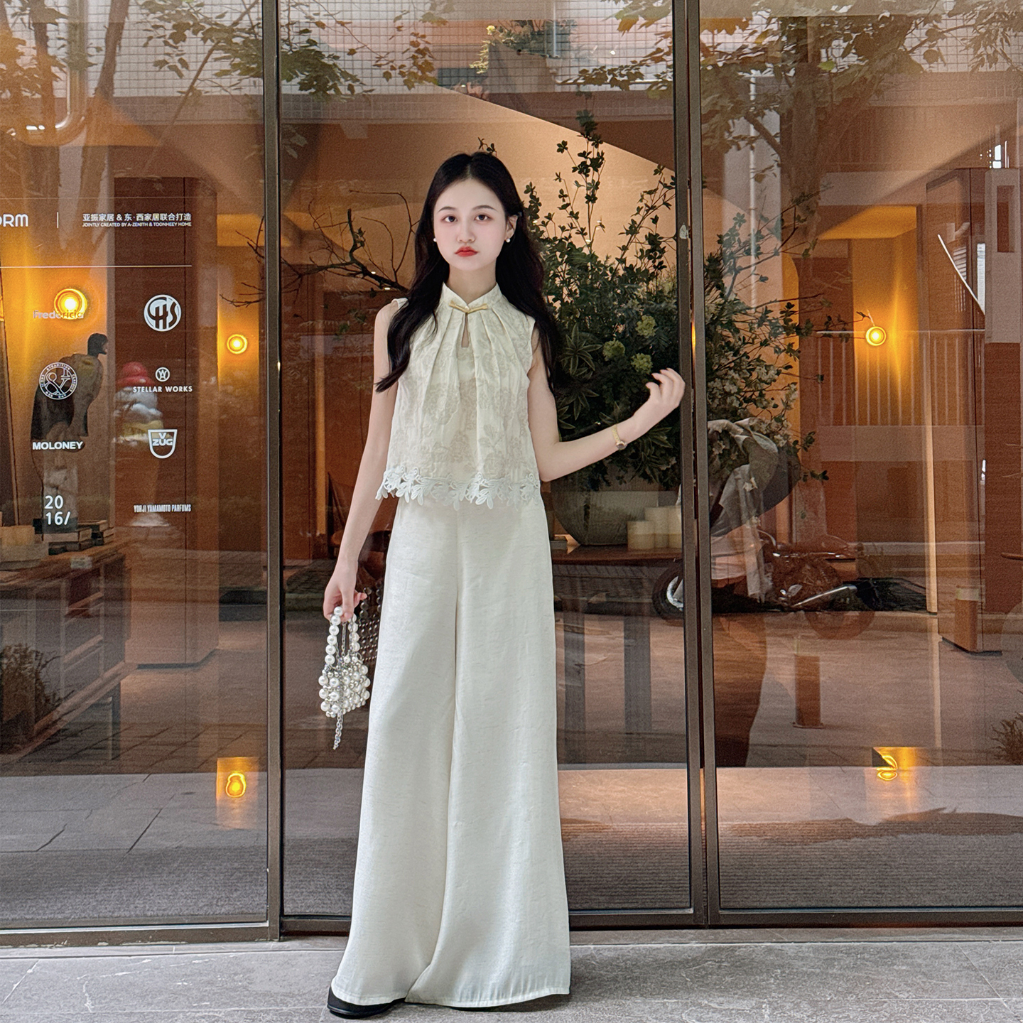 【珍妮旅途】小娜椒小个子夏季清凉感裙裤高级简约百搭休闲裤女