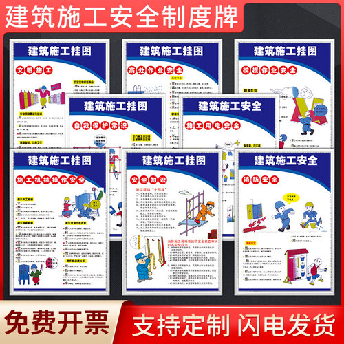 工地施工安全制度标识牌