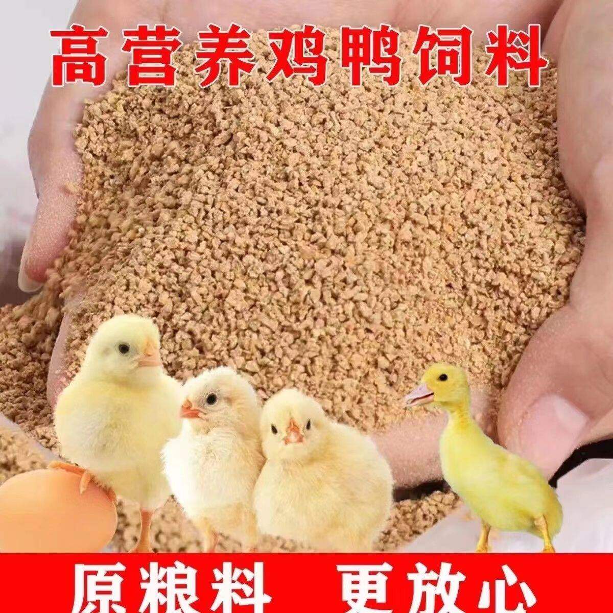 小鸭饲料100斤颗粒鸭食专