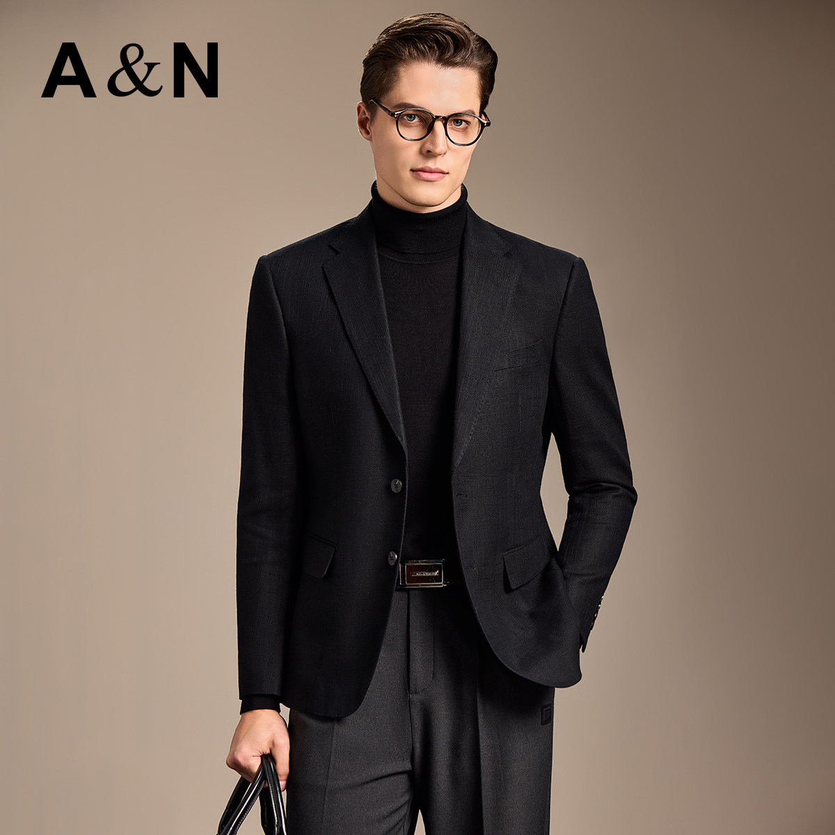 【苎麻&长绒棉】AntonNeal全天然面料轻奢简约西服男秋单西装外套