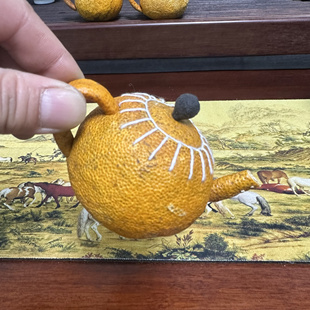 2024年新会陈皮柑皮纯手工茶壶 柑皮普洱茶茶壶