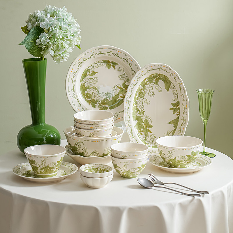 可微波炉陶瓷吃饭碗米饭碗菜盘圆盘汤碗味碟釉下彩家用陶瓷餐具,餐饮具,碗,淘宝优惠券,粉丝福利购,淘宝优惠卷