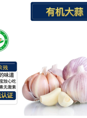 有机大蒜有机认证无农残