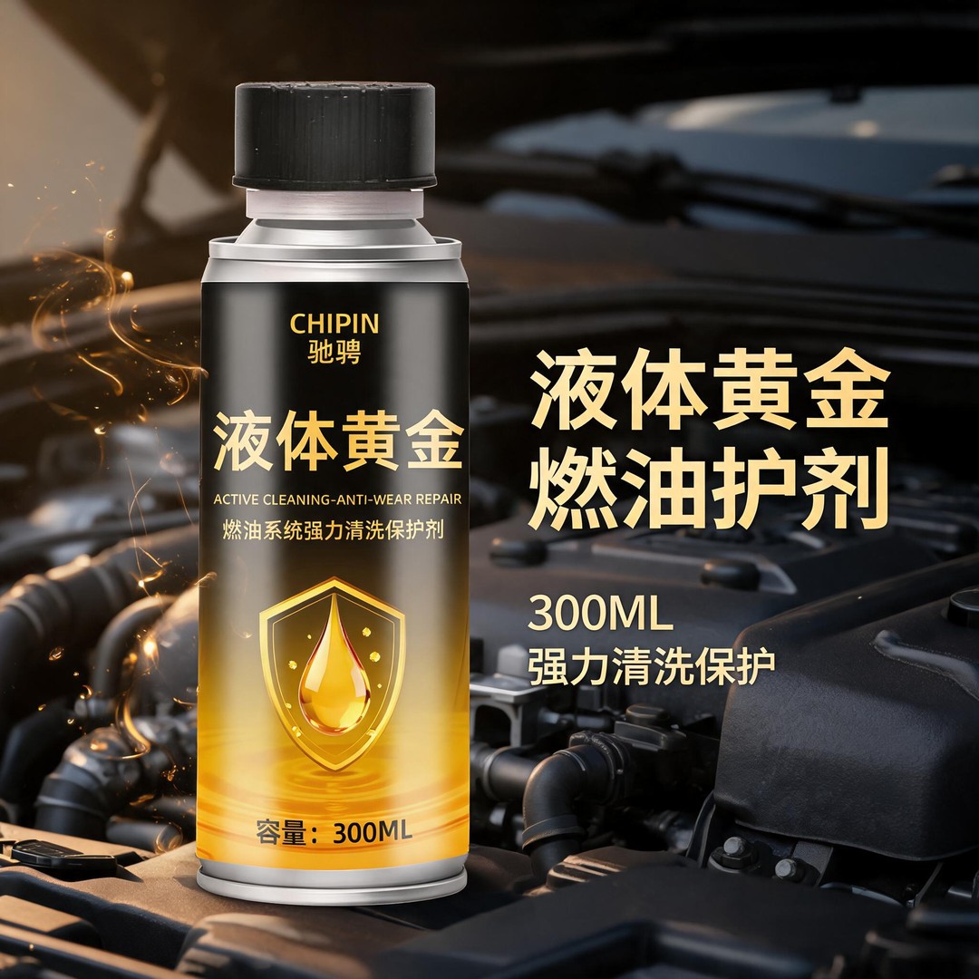 驰聘液体黄金燃油强力清洗保护剂深度除碳养护免拆油车专用燃油宝