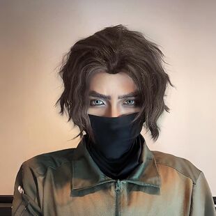 三角洲行动周边无名cos假头发毛流感板栗色狼尾三角洲行动毛胚幽