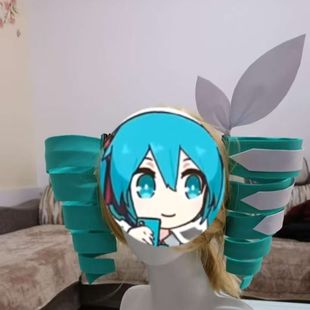 重音teto初音未来重音teto角色假发反重力马尾一对eva款
