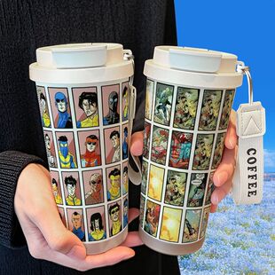 无敌少侠无敌少侠马克极恶变体保温杯大容量316不锈钢便携车载咖