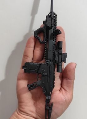 新款三角洲行动暗区突围M7模型拼装塑料步枪(护目可拆卸替换版)