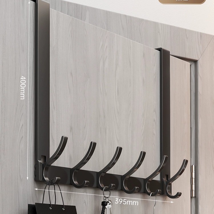 门后挂钩高颜值衣帽架入户挂衣架