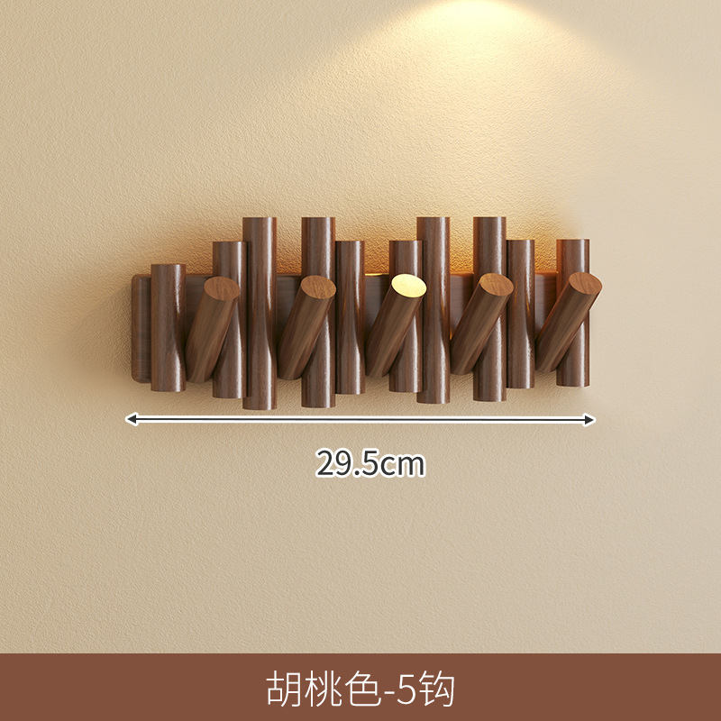 钢琴键玄关挂衣架壁挂衣帽钩衣服