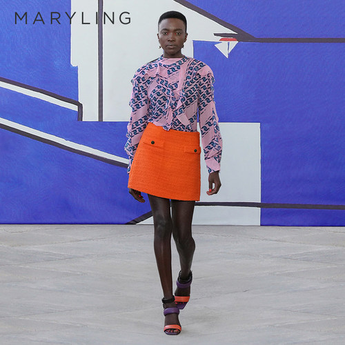 MARYLING短裙粗花呢半裙