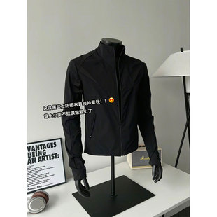 boxy版型大码300斤立领防晒衣男女春秋新款钓鱼骑行行政夹克外套