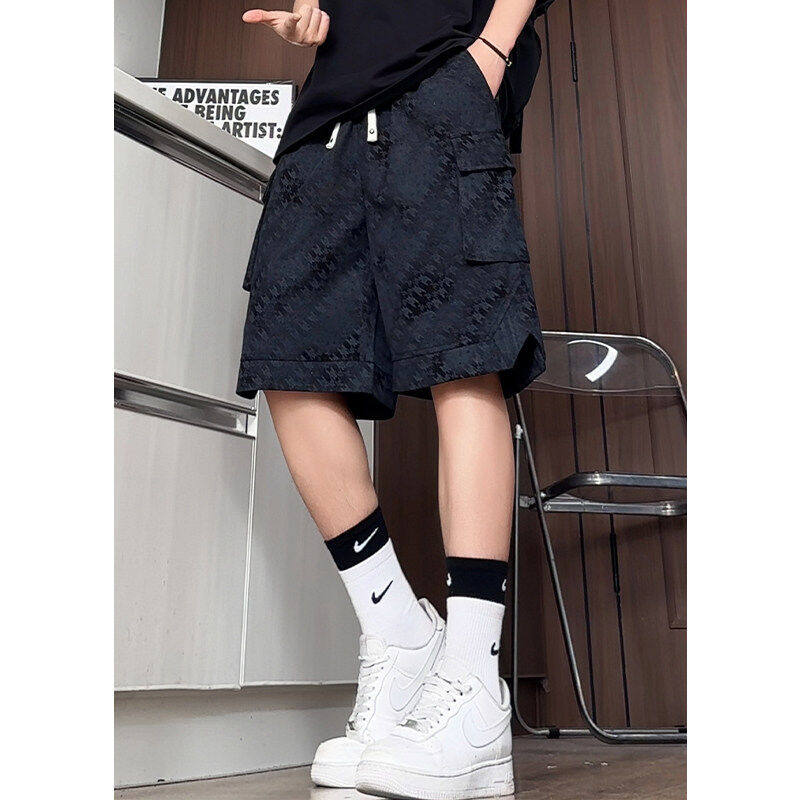 新款夏季男士宽松工装休闲五分裤