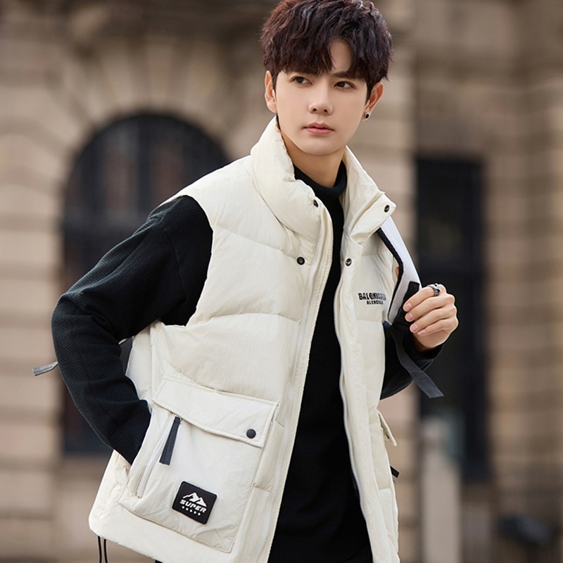 日系服轻奢风ins休闲羽绒马夹潮