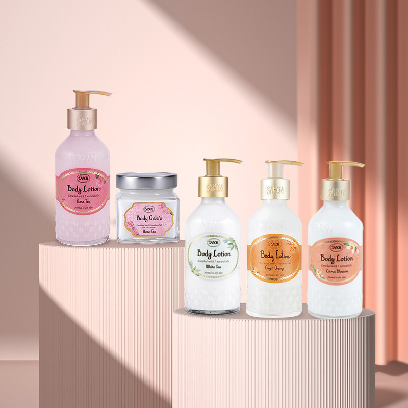 sabon身体乳液200ml奶砖保湿滋润持久留香