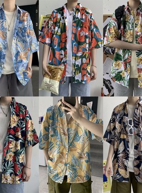 Short sleeved printed top with front placket对襟短袖印花上衣