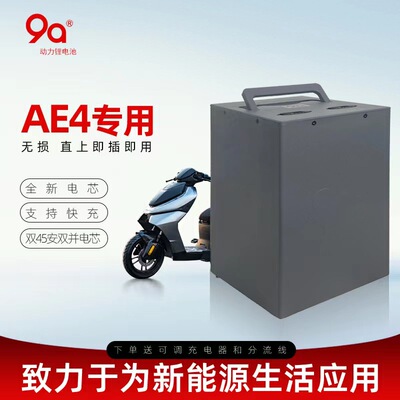 9A动力锂电池极核AE4pro电动自行车长续航大容量a品电芯增程电瓶