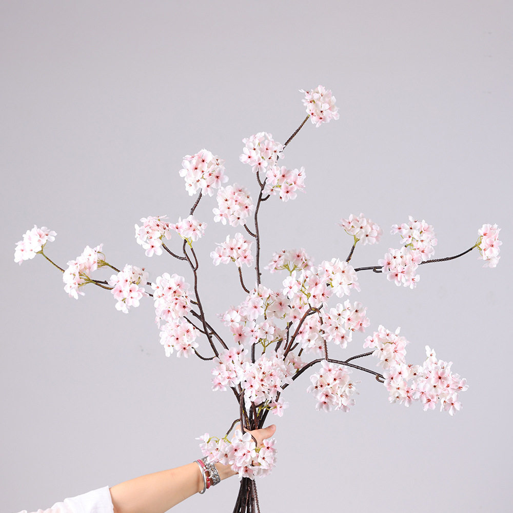 仿真花长枝梨花新中式禅