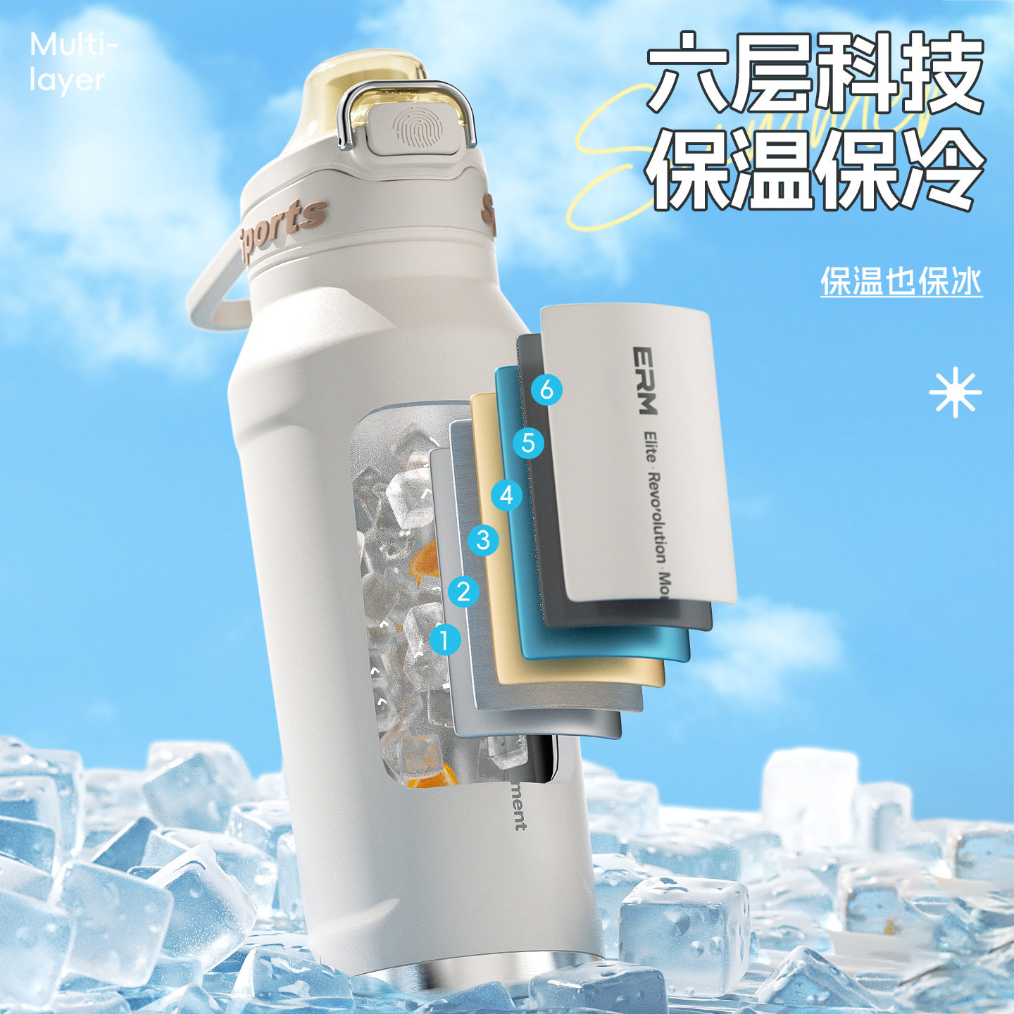 保温杯大号大容量水杯男