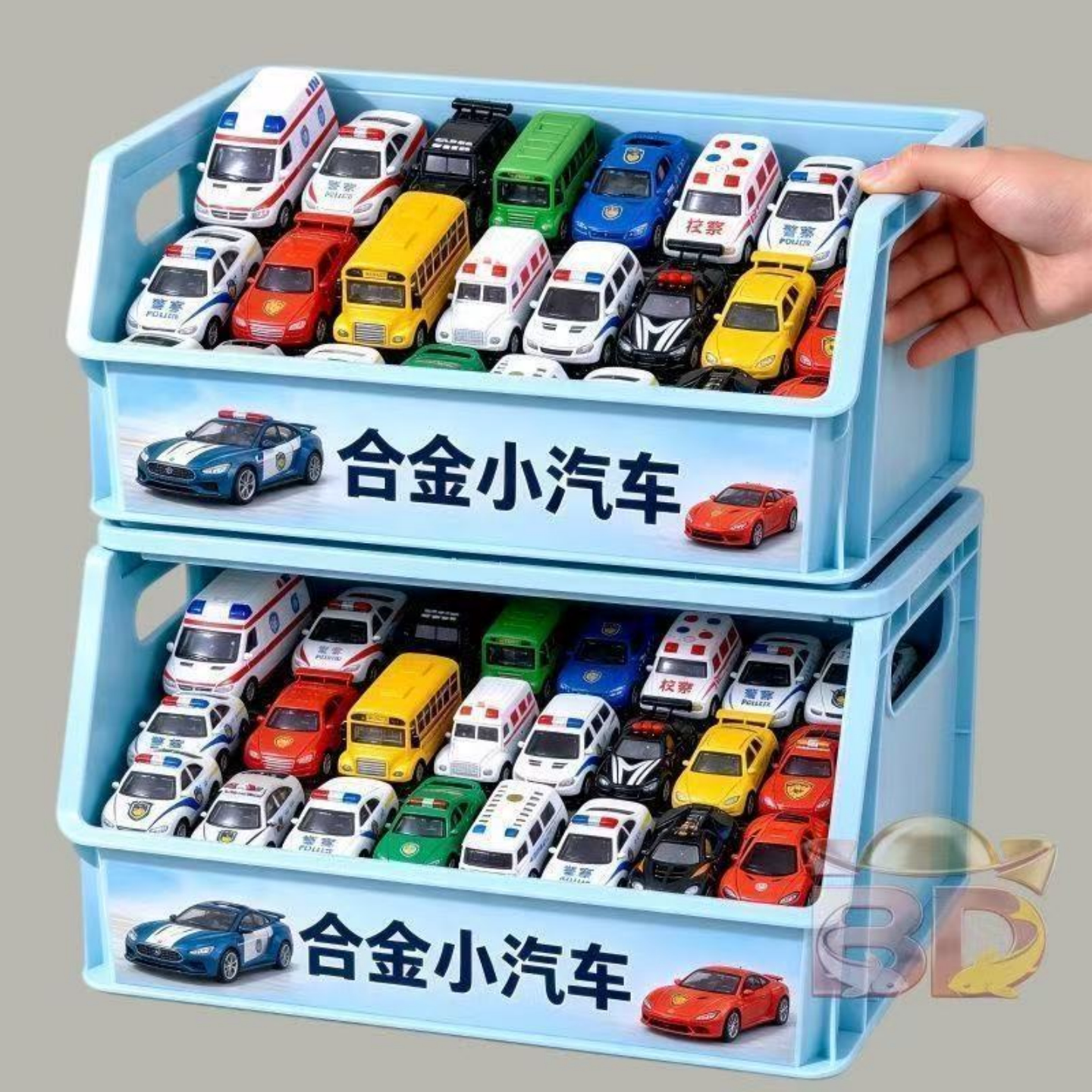 合金小汽车模型玩具车回力车儿童套装礼盒装生日礼物男孩宝宝小车
