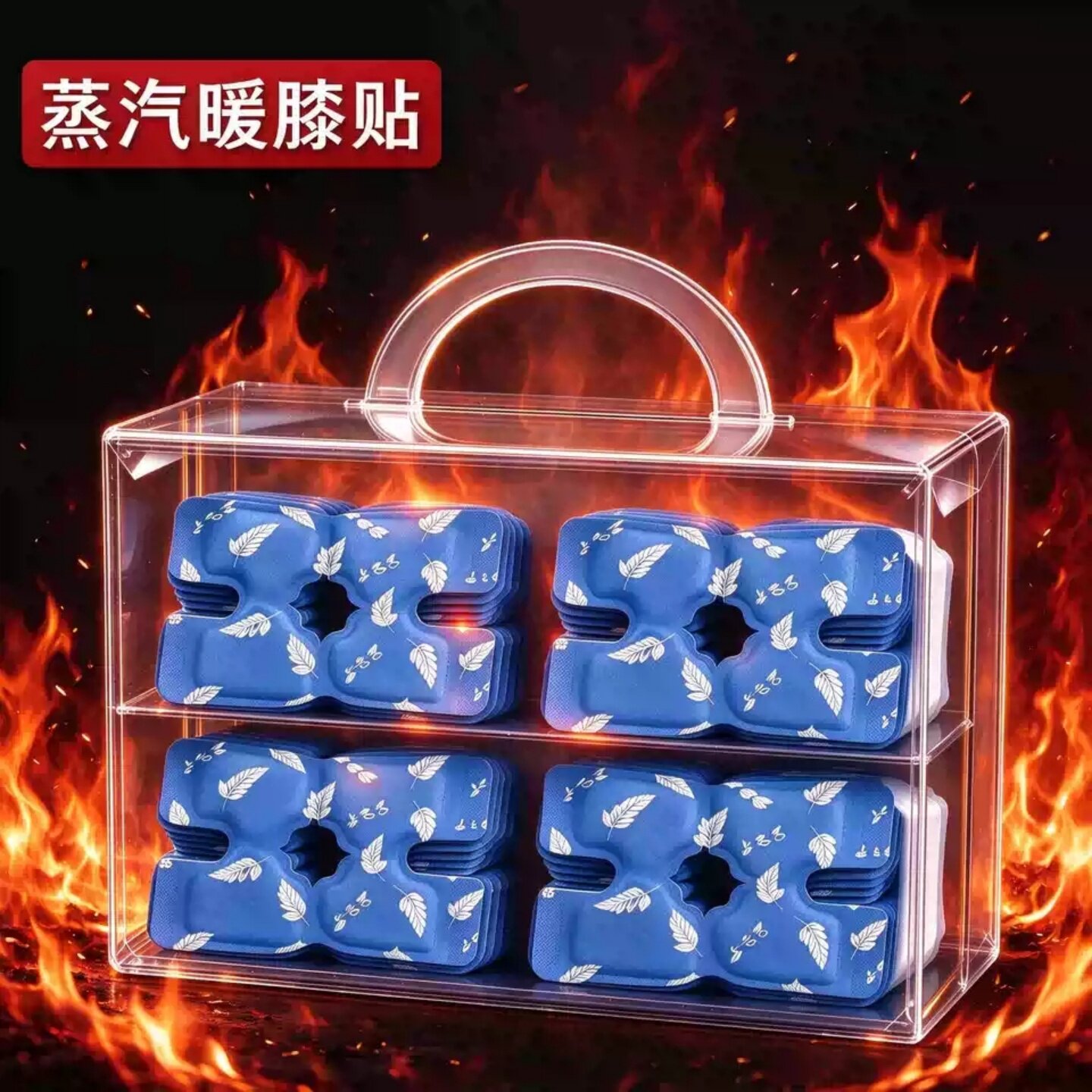 超大号】蒸汽暖腿贴膝盖热敷贴自发热护膝贴关节凉空调房护腿暖贴