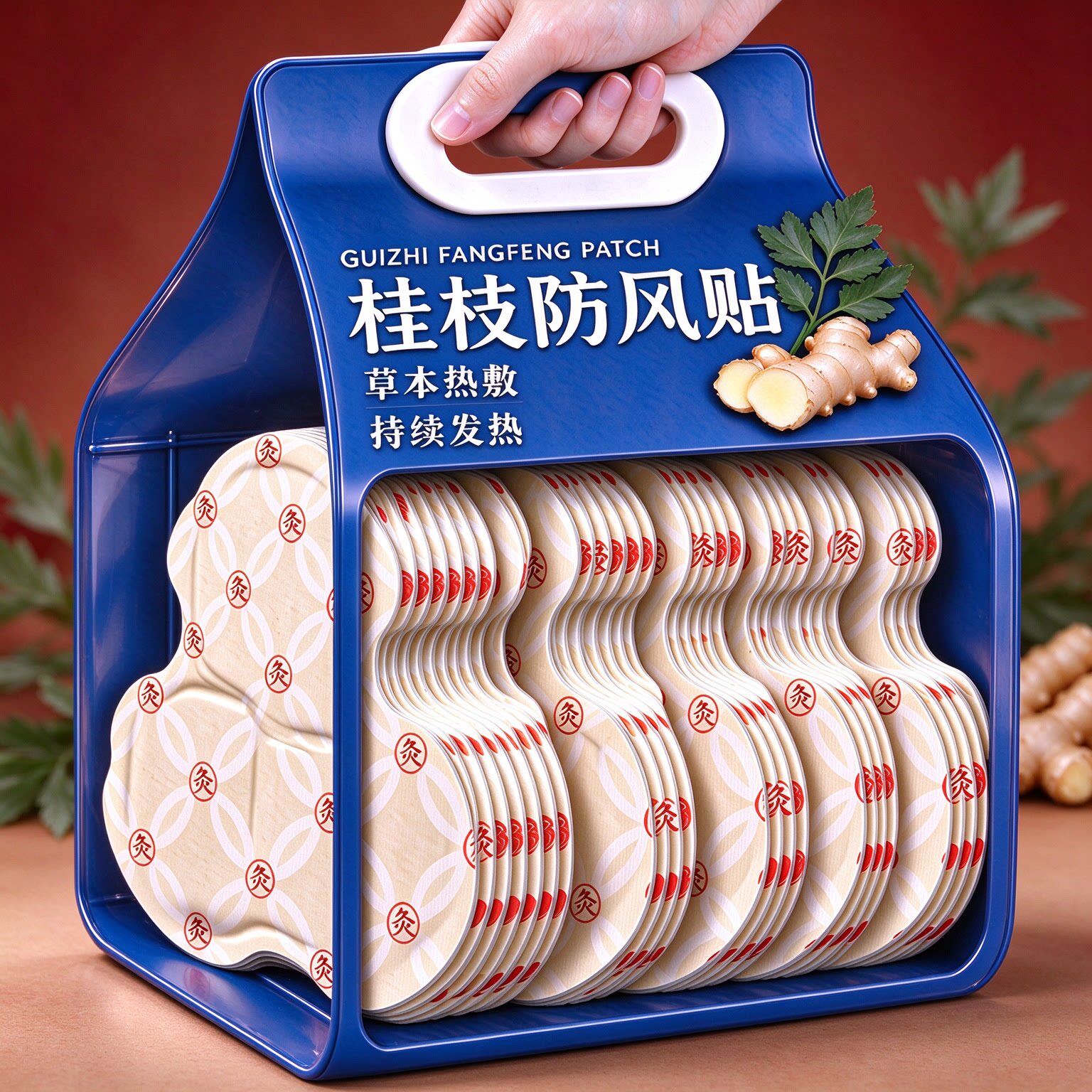 桂枝防风贴恒温发热防风贴肩膀护颈热敷贴持久温和颈部颈部防风贴