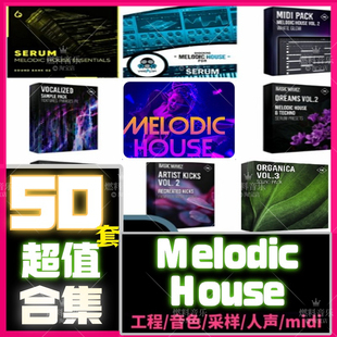 Melodic House采样包音色人声素材FLstudio音源Ableton Live工程