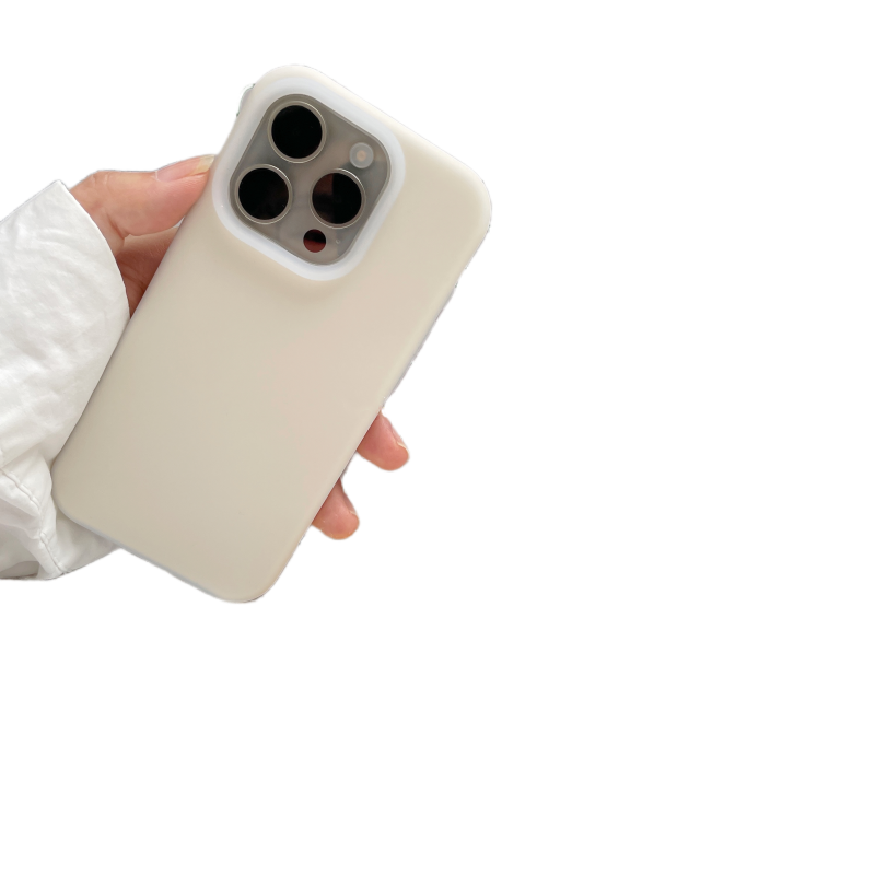 惠恩惠ins风17pro果冻椰子奶白iPhone16promax手机壳15新款软糯硅胶适用苹果14保护套13简约纯色12