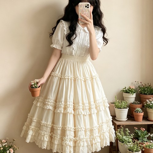 Lolita重工大摆汉洋折衷打底衬裙