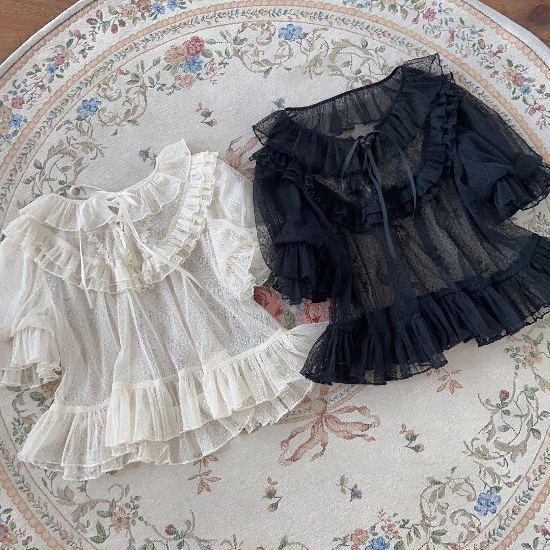 Lolita打底衬衫夏季日常轻薄内搭