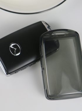 适用马自达车钥匙套3昂克赛拉CX30/CX50保护套挂扣男女遥控透明壳