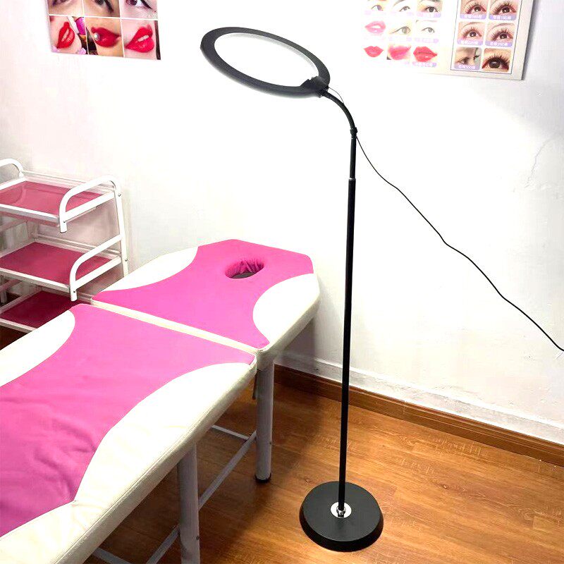 LED美容纹绣落地灯简约超亮纹眉纹身美甲美睫无影工作冷光护眼灯