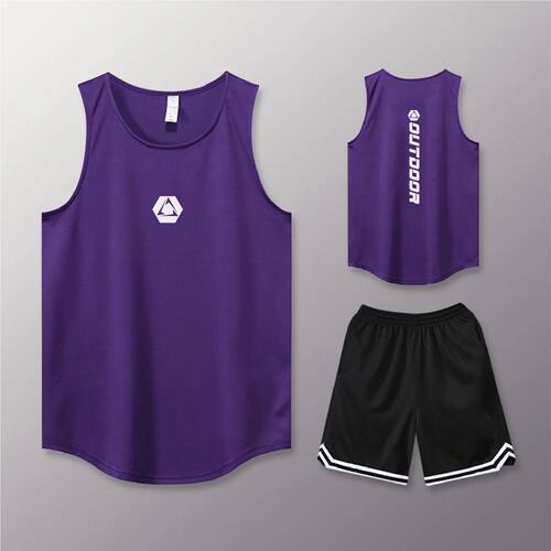 SZXAR篮球服美式速干跑步健身球衣套装透气无袖休闲队服印花爆款