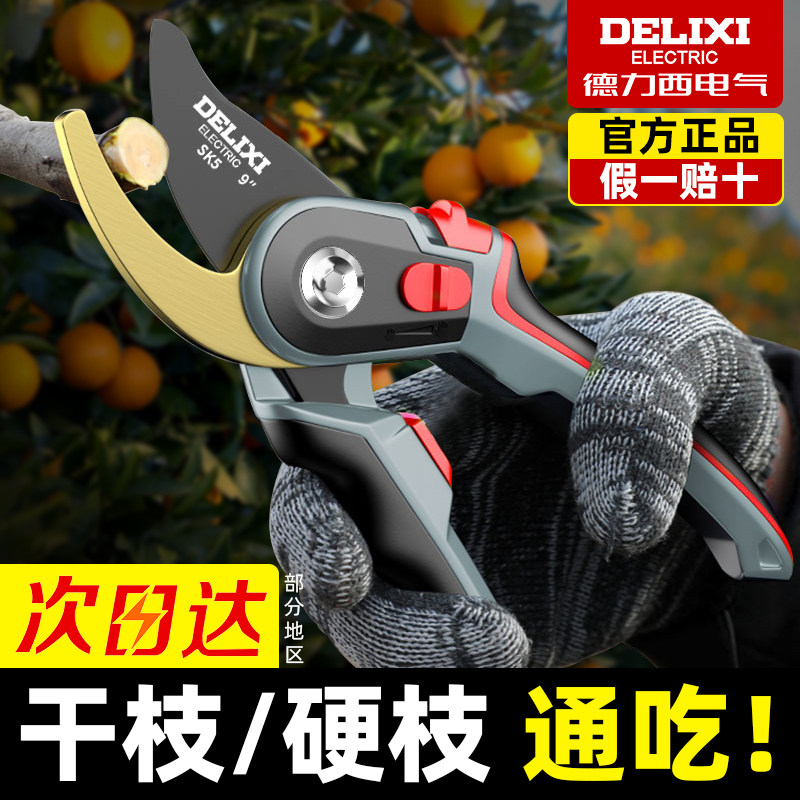 德力西电气修剪树枝专用园艺剪刀果树修枝剪树枝花剪园林花卉剪刀,五金/工具,园艺剪,淘宝优惠券,粉丝福利购,淘宝优惠卷