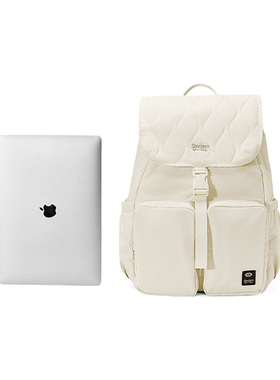 Skechers斯凯奇男女同款时尚质感大容量日常休闲双肩背包L424U011