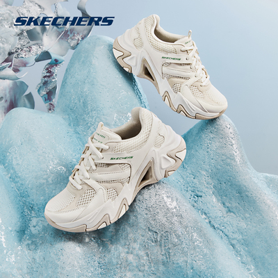 Skechers百搭女鞋机甲运动老爹鞋