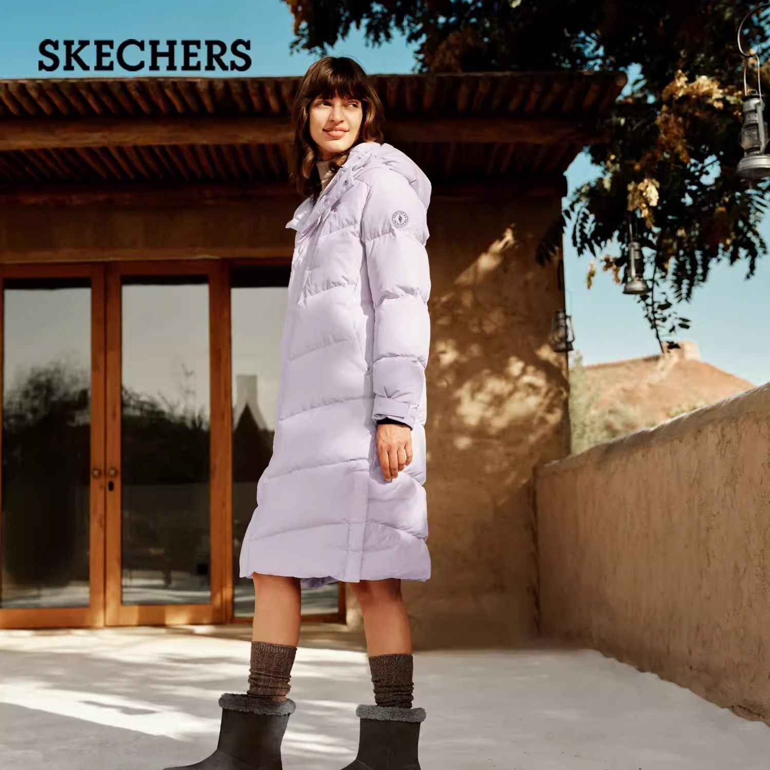 斯凯奇长款羽绒服冬季加厚白色羽绒连帽外套男女保暖防风防水冬装,运动服/休闲服装,运动茄克/外套,淘宝优惠券,粉丝福利购,淘宝优惠卷