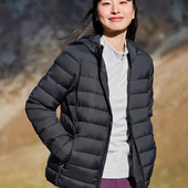 斯凯奇女羽绒服保暖防风梭织短款 羽绒外套P422W068