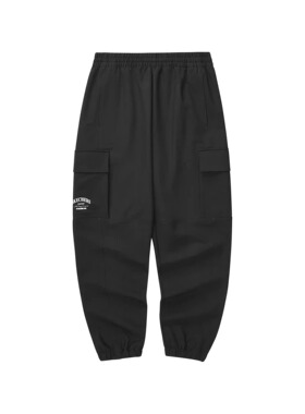 成毅同款斯凯奇男裤秋冬新款防泼水户外宽松梭织工装长裤L324M063